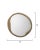 Modern Jamie Young Organic Metal Round Wall Mirror, Antique Brass For Sale - Image 3 of 5