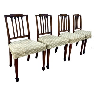 Set of 4 Vintage NeoClassical Dining Chairs For Sale