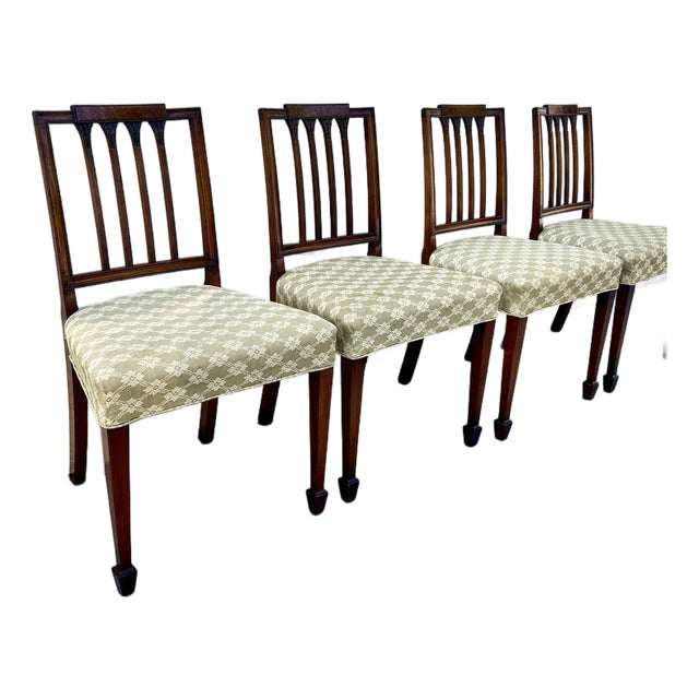 Set of 4 Vintage NeoClassical Dining Chairs For Sale