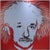 Title: Einstein State I (with embellishments). By: Steve Kaufman. Date: 1990s. A limited edition screen-print on canvas...