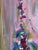Abstract Painting on Canvas by Elia Pink Malca’s For Sale - Image 4 of 7