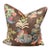 Pair of Custom Pillows With Down Inserts Charming Multi Color Linen Fabric For Sale