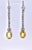 Yellow Certified Ceylon No Heat Yellow Sapphire Diamond Drop Earrings - 2 Pieces For Sale - Image 8 of 12