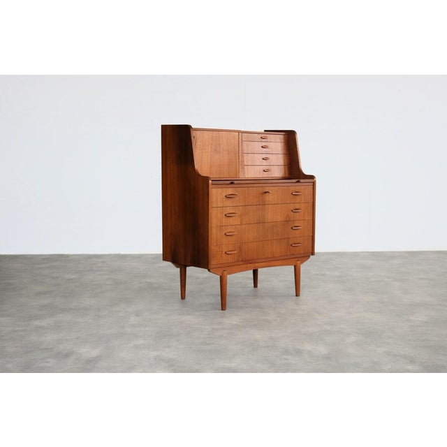 Vintage Danish Secretary in Teak, 1960s For Sale - Image 11 of 11