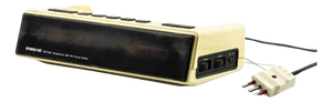 Vintage European Plastic Clock Radio from INNO-HIT, 1980s