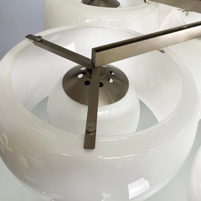 Chandelier Eptaclinio attributed to Vico Magistretti for Artemide, 1970s For Sale - Image 9 of 16