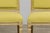 Late 19th Century Antique French Louis XVI Painted Accent Side Chairs in Chartreuse Fabric - A Pair For Sale - Image 5 of 18