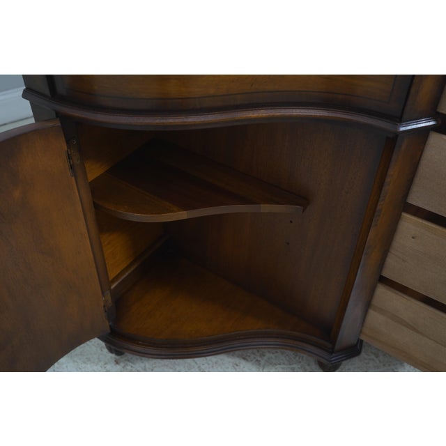 Henredon Henredon 4 Drawer 2 Door Mahogany Server High Chest For Sale - Image 4 of 18
