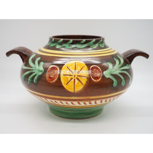 Swedish Ceramic Vases by Harald Östergren for Upsala Ekeby, Sweden, 1940s, Set of 2 For Sale - Image 4 of 13