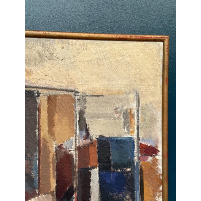 Gustav Adolf Johansson, Blue Bottle and Books, 1962, Oil on Canvas, Framed For Sale - Image 10 of 18