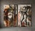 Pair of Abstract Figurative Nude, 1960, Oil on Canvas For Sale - Image 10 of 10