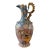 Vintage Satsuma Vase Pitcher With Gold Handle – 20th Century Chinoiserie, Hand-Painted For Sale