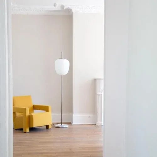 Contemporary Tall J14 Floor Lamp in Gilt Brass from Disderot For Sale - Image 3 of 9