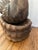 Brown Monumental Carved Wood Antique Rooster or Hen in a Nest Centerpiece For Sale - Image 8 of 16