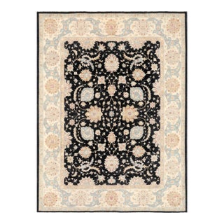 Pasargad Home Denver Black Wool Area Rug- 9' 9" X 12'10" For Sale