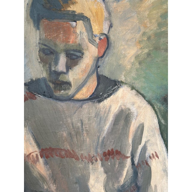 Åke Winnberg, Portrait of a Man, 1960s, Oil on Canvas, Framed For Sale - Image 13 of 18
