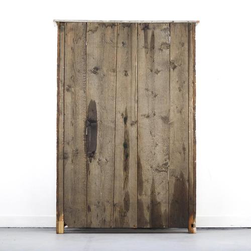 Country House White Painted Kitchen Cabinet with Shelves, 1890s For Sale - Image 12 of 13