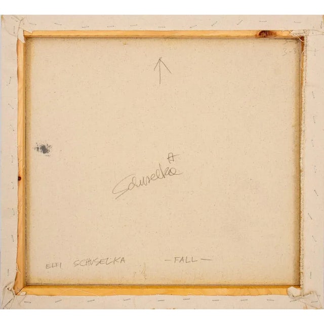 Elfi Schuselka "Fall" Abstract Oil on Canvas For Sale - Image 9 of 12