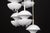 White Cascading Pendant from Kaiser Leuchten, 1970s For Sale - Image 10 of 13