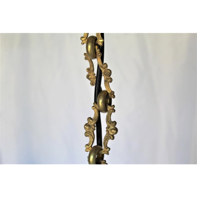 Mid Century Modern Style Brass and Glass Pendants - a Pair For Sale In Los Angeles - Image 6 of 11