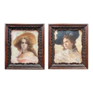 Wilhelm Heinrich Schneider Pastel Painting