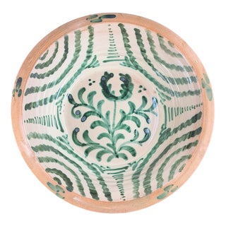 Large Fajalauza Ceramic Bowl, Lebrillo, Spain For Sale