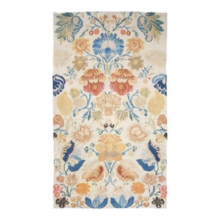Late 19th Century Zabihi Collection European Besserabian Balkan Kilim - 5'7" x 9'3" For Sale