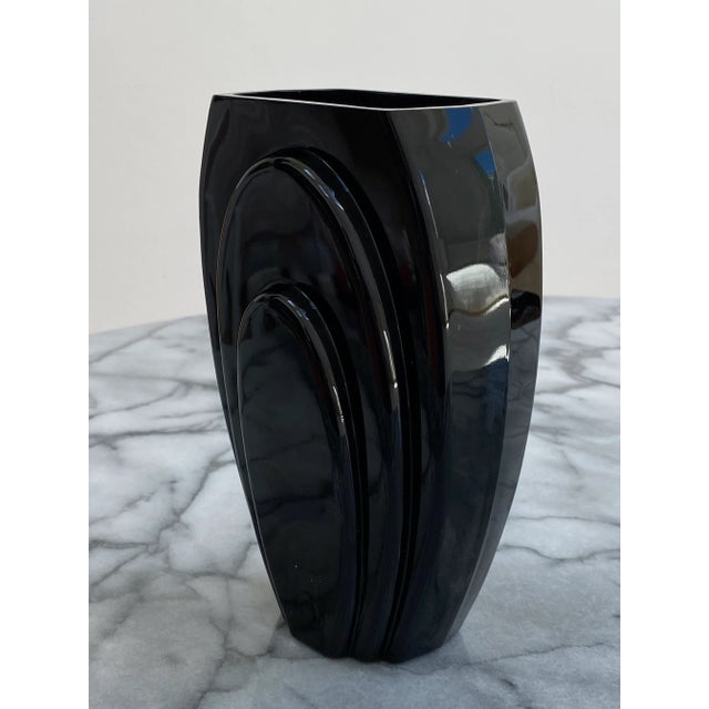 Art Deco George Sakier for Fostoria Glass Company Vase For Sale - Image 3 of 13