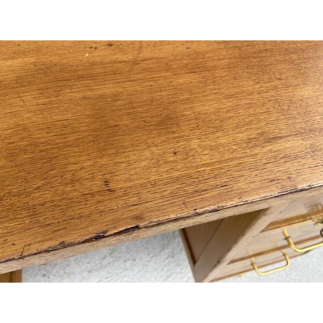 Mid-Century French School Teacher Desk, 1970s For Sale - Image 6 of 12