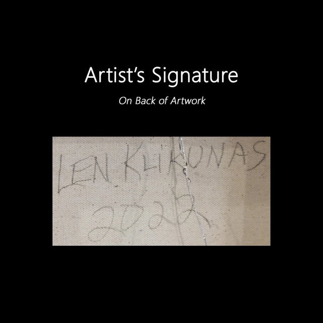 "Forces of Nature 8" Original Artwork by Len Klikunas For Sale - Image 9 of 10