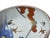 9.5" Asian Style Longevity Cranes Cloud Painted Porcelain Art Bowl For Sale - Image 12 of 14