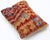 Tribal Arteverk Handwoven Afghan Kilim Lumbar Pillow — Red & Gold Tribal Kilim For Sale - Image 3 of 3