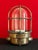 Vintage Industrial Brass Lamp with Cage and Glass Diffuser, 1950s For Sale - Image 13 of 13