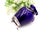 Blue Porcelain Pot with Silver Applications For Sale - Image 4 of 6