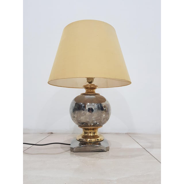 Silver and Gold Lamp, Italy, 1960s For Sale - Image 11 of 11