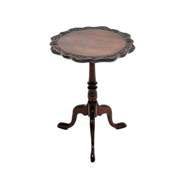 Antique Georgian Style Wine Table, 1900 For Sale - Image 6 of 6