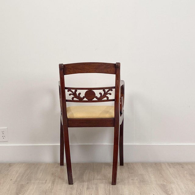 Pair of Regency Period English Armchairs, Circa 1820 For Sale - Image 4 of 8
