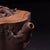 Sculpture Materials Vintage Handmade Yixing Zisha Clay Teapot With Tree Trunk Motif For Sale - Image 7 of 10