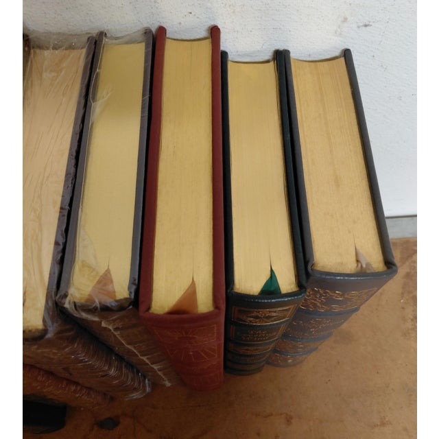 Gold Easton Press Leather Bound Books Set of 10 For Sale - Image 8 of 18