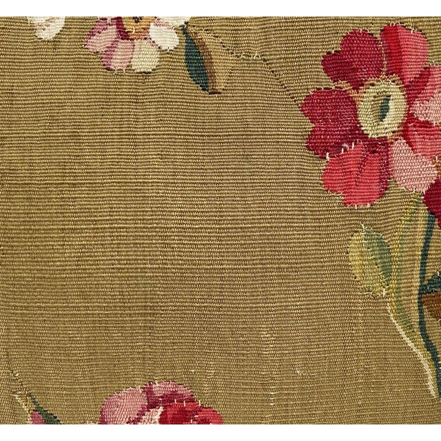 18th Century French Tapestry Pillow 18" X 13" , Circa 1850s