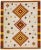 Textile 2020s Modern Kilim Handmade Multicolor Geometric Wool Rug For Sale - Image 7 of 7