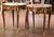 Pair of Mid-C. French Louis XV Marble-Top Mahogany & Ormolu Mounted Side Tables For Sale In Dallas - Image 6 of 11