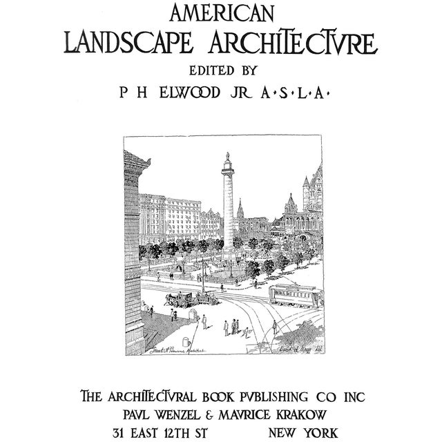 ELWOOD, P. H. Jr. [194] pp. The Architectural Book Publishing Co 1924 13 3/4" x 11"