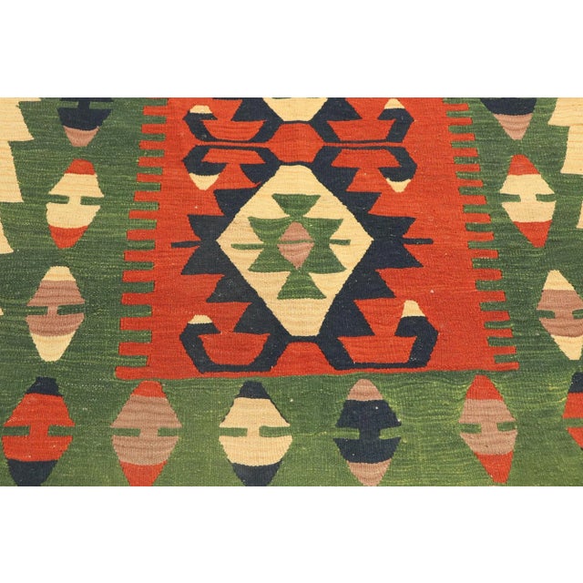 Vintage Persian Shiraz Kilim Rug - 03'07 X 05'09 For Sale - Image 4 of 9