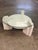 Contemporary Round Marble Coffee Table Base W/ Marble Shelf For Sale - Image 3 of 5