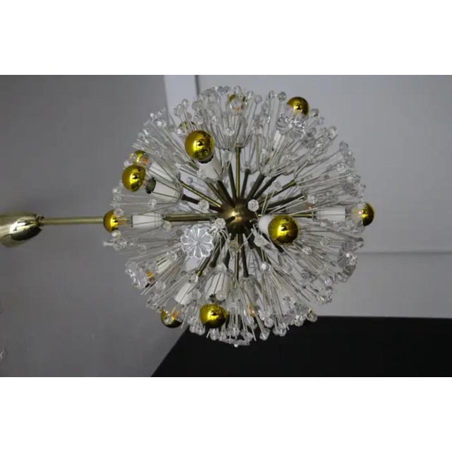 Snowflake Chandelier by Emil Stejnar for Nikoll, 1950s For Sale - Image 4 of 16
