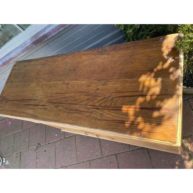 English English Edwardian Painted Pine Cabinet Buffet Sideboard 1900s For Sale - Image 3 of 10