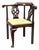 Antique Georgian Walnut Corner Armchair, 1750 For Sale