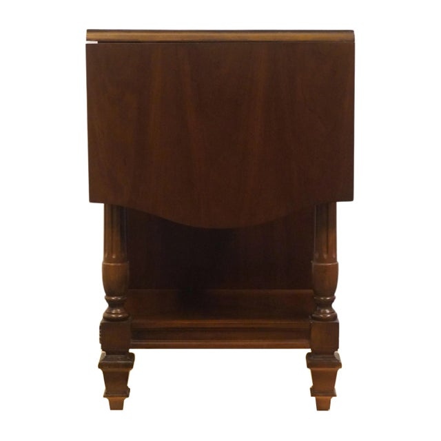 1960s Thomasville Furniture Palatino Collection Italian Neoclassical Tuscan Style 62" Drop-Leaf Server Buffet 896-26 For Sale - Image 5 of 12