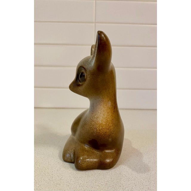 Brown Vintage Late 20th Century Howard Pierce Porcelain Deer - A Pair For Sale - Image 8 of 13